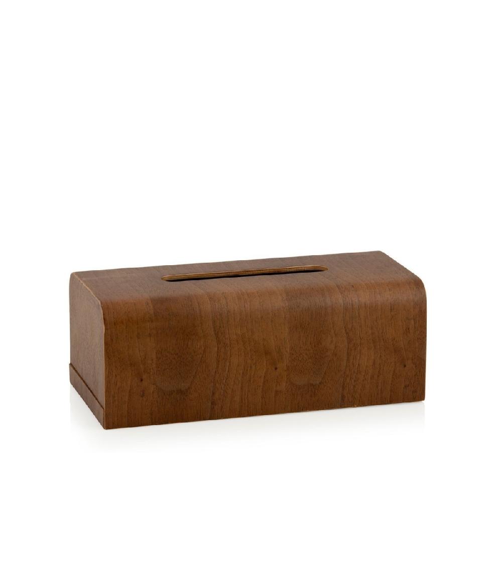 wadiga Boîte à Mouchoirs Rectangulaire en Bois de Noyer