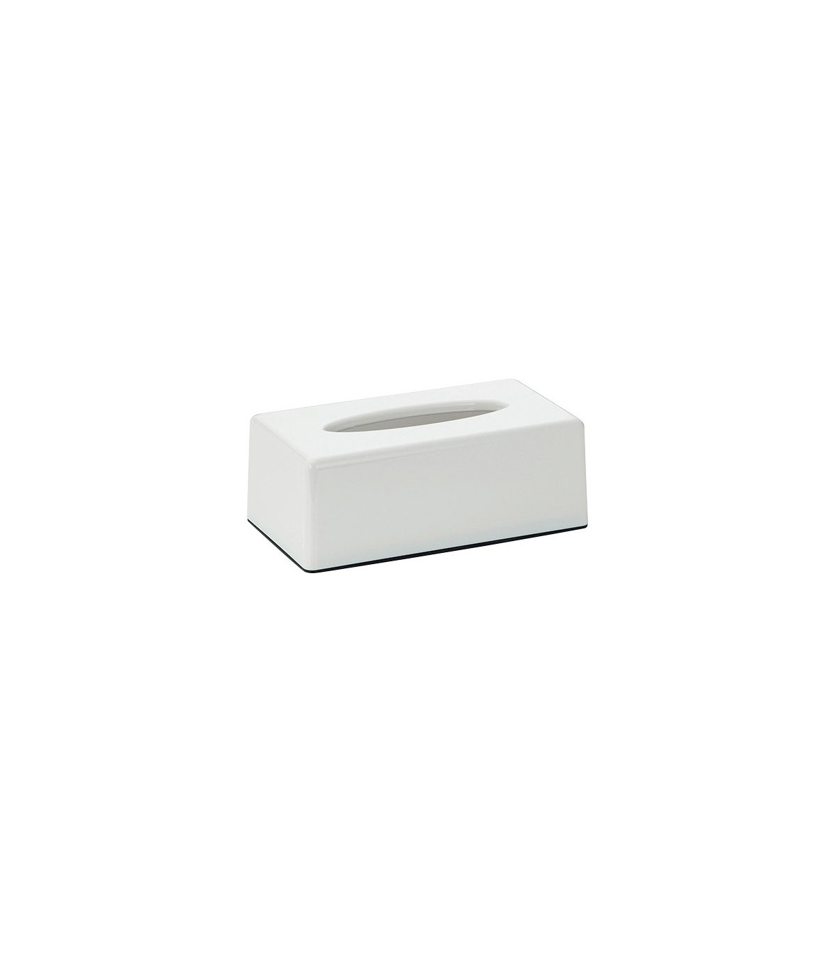 Wadiga Boîte à Mouchoirs Rectangulaire En Plastique Blanc