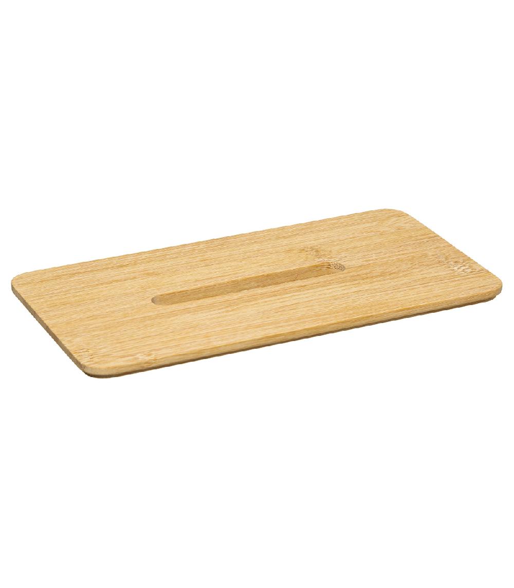 Wadiga Boîte à Mouchoirs Rectangulaire Transparent Et Bois