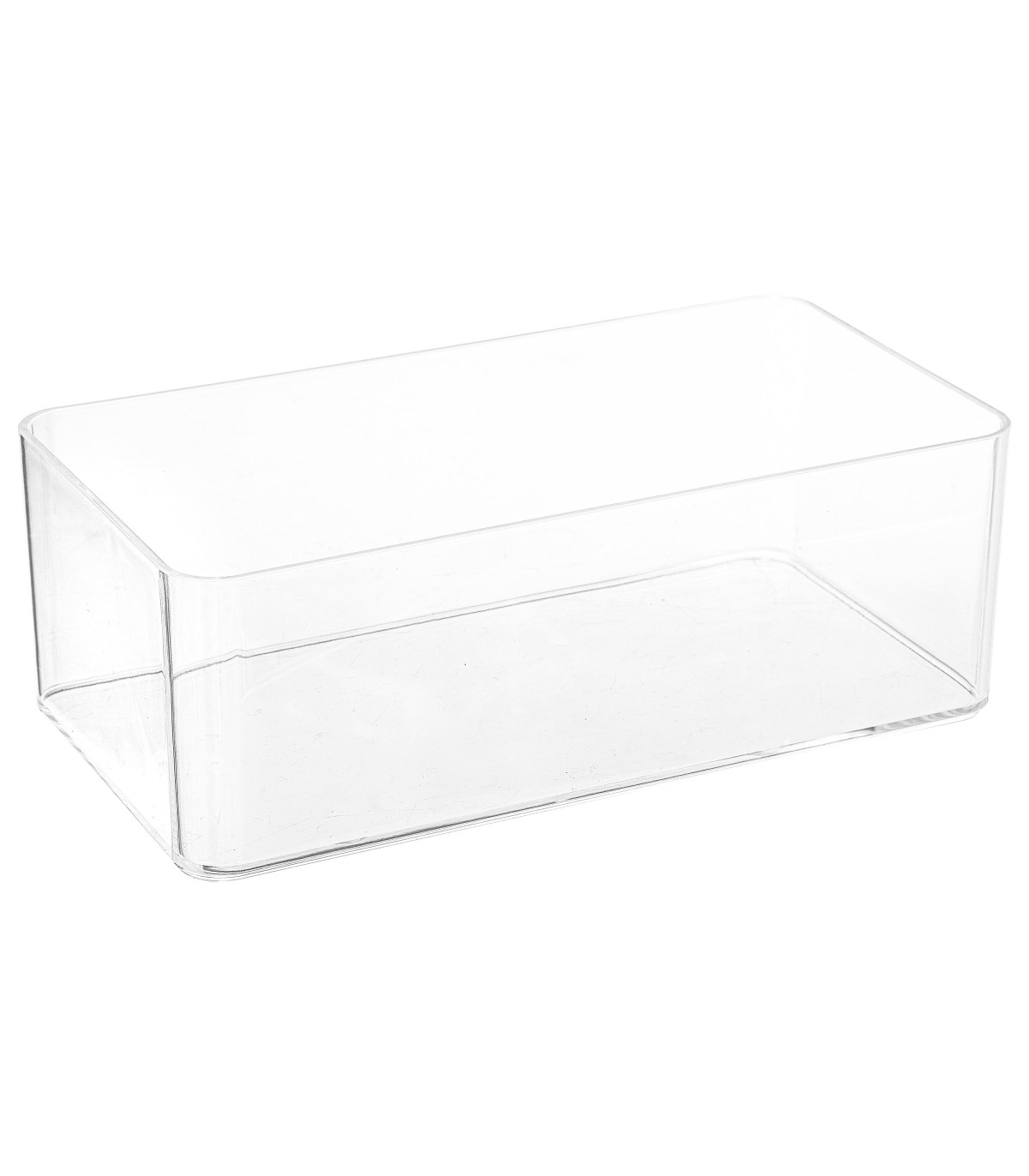 Wadiga Boîte à Mouchoirs Rectangulaire Transparent Et Bois
