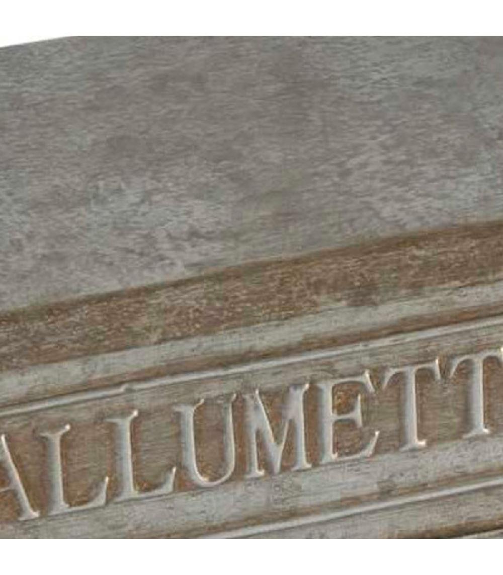 Wadiga Boîte De Rangement D'allumettes En Zinc 13x9x6cm