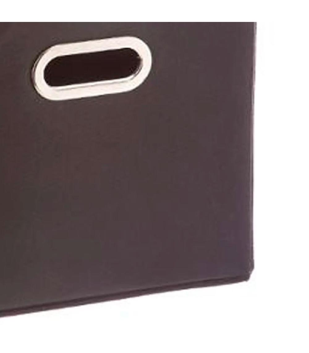 Wadiga Boîte De Rangement En Tissu Gris Anthracite - 31x31x31cm