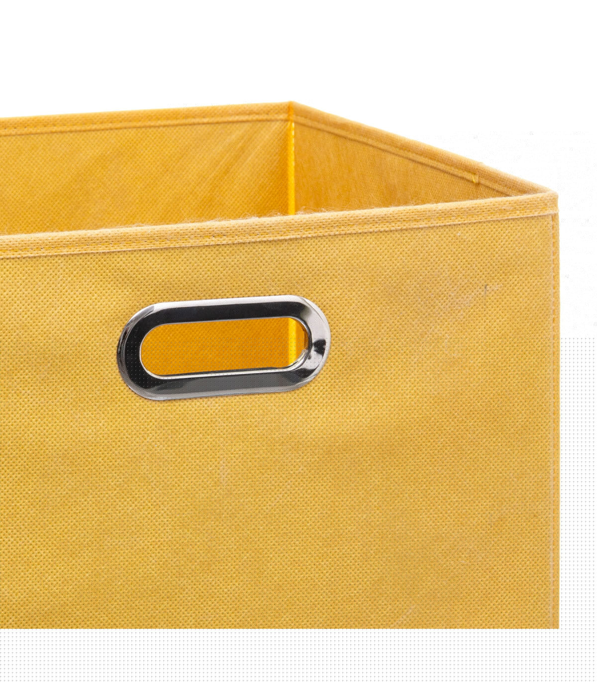 Wadiga Boîte De Rangement En Tissu Jaune - 31x31x31cm