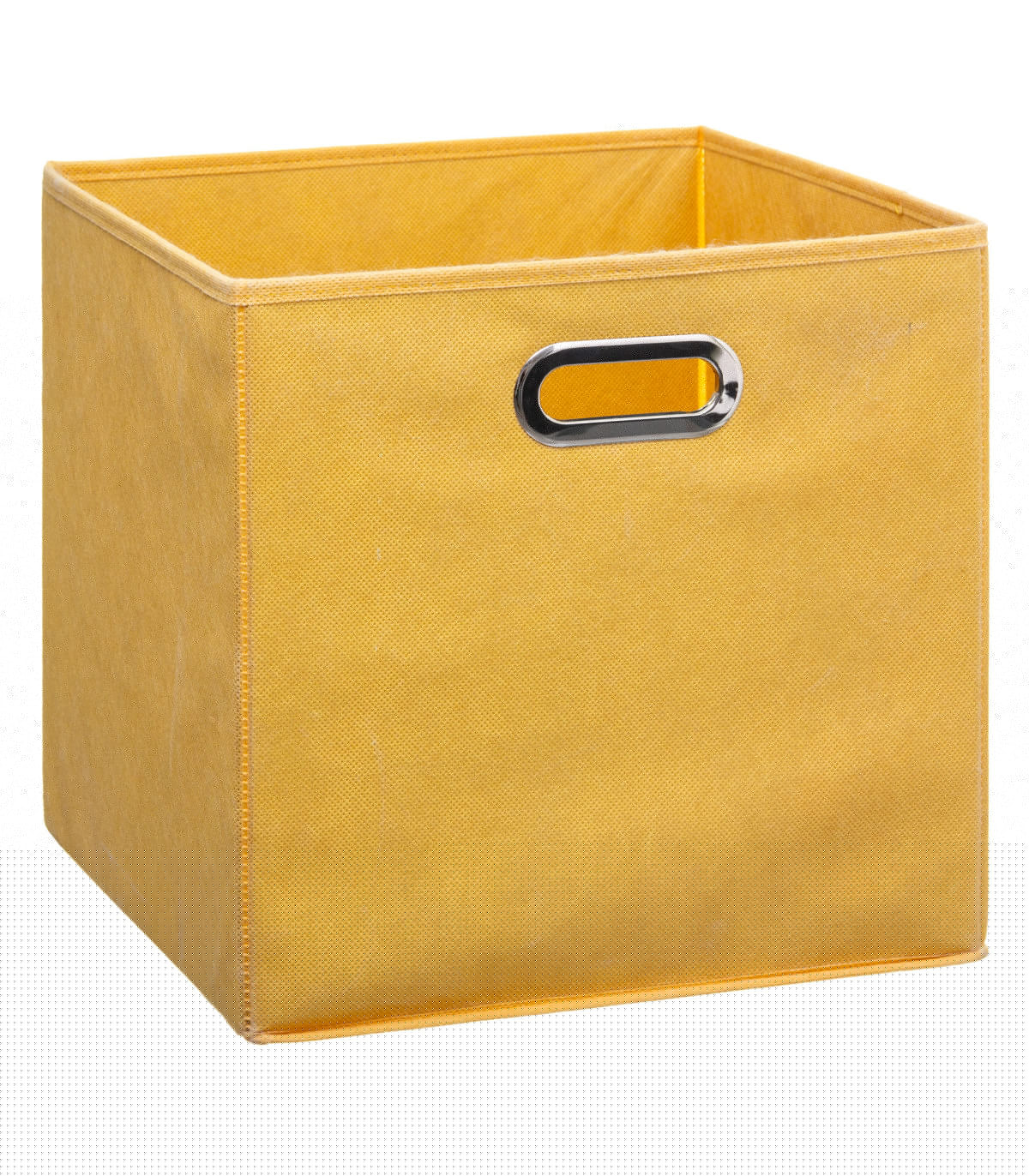 wadiga Boîte de rangement en tissu jaune - 31x31x31cm