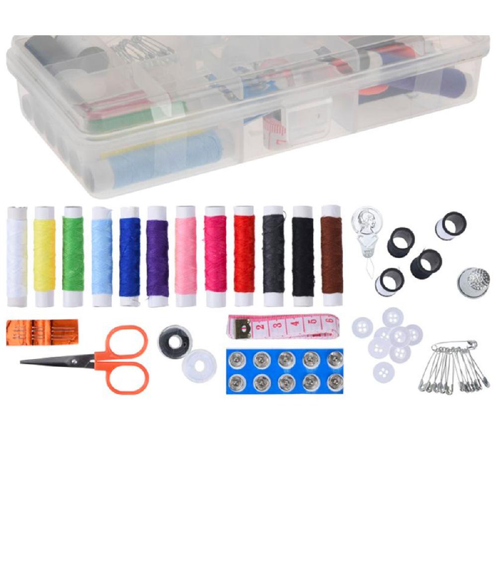 Wadiga Boîte Rangement Couture Complète 17.5x9.5x4cm