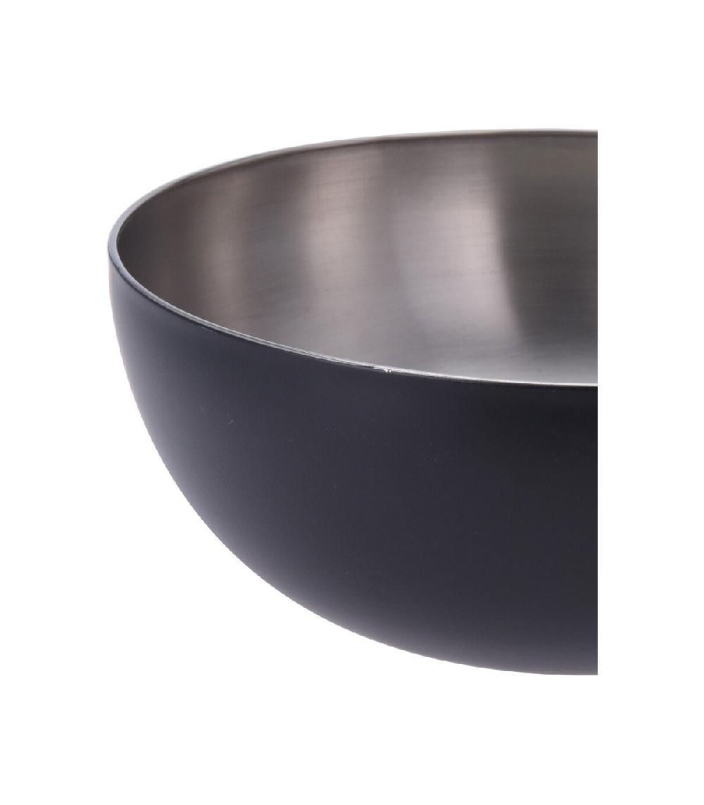 Wadiga Bol Préparation Mélangeur Inox Noir Cul De Poule - Diamètre 24cm