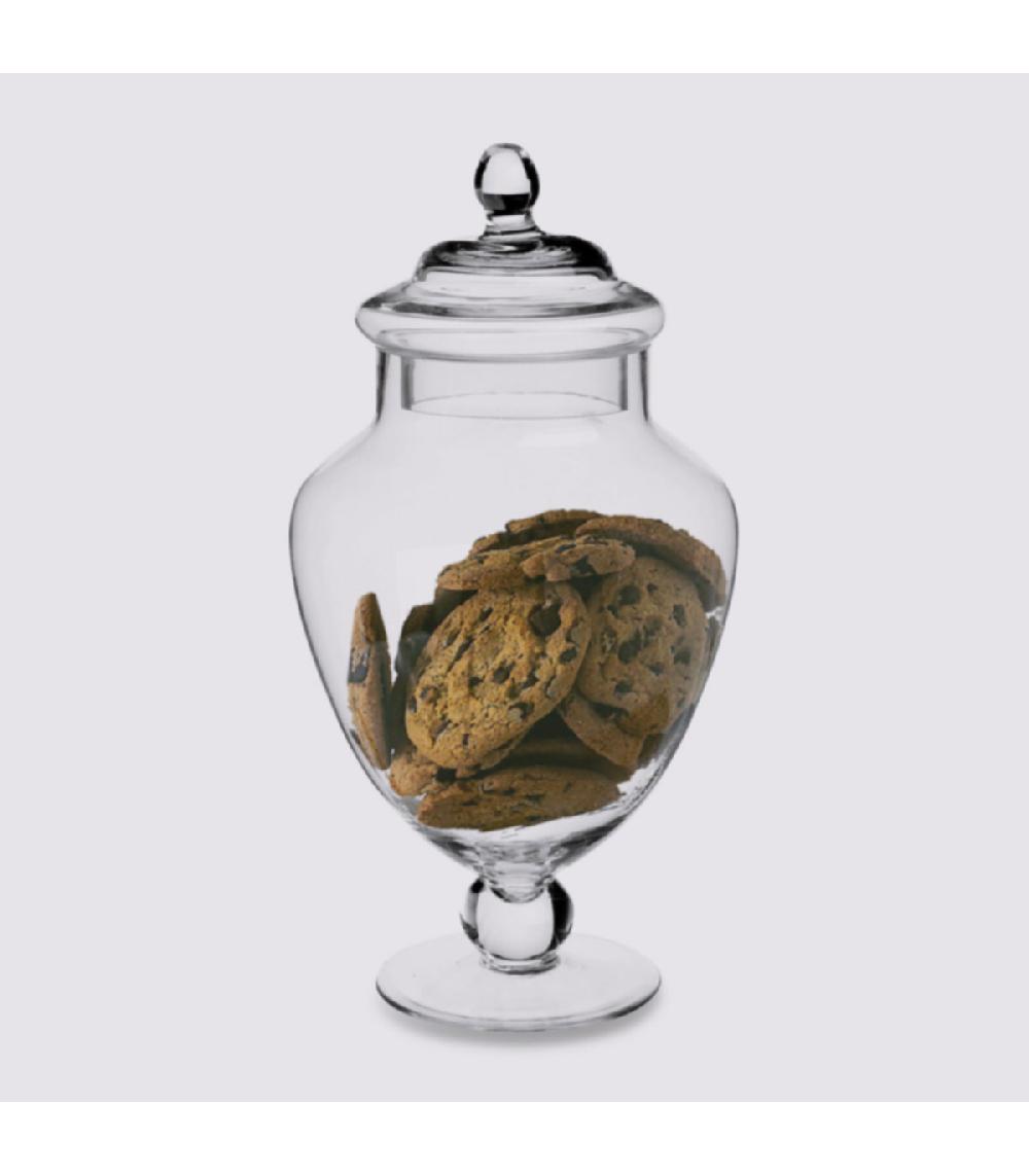 Wadiga Bonbonnière En Verre Avec Couvercle - 15.5x15.5x30.5cm