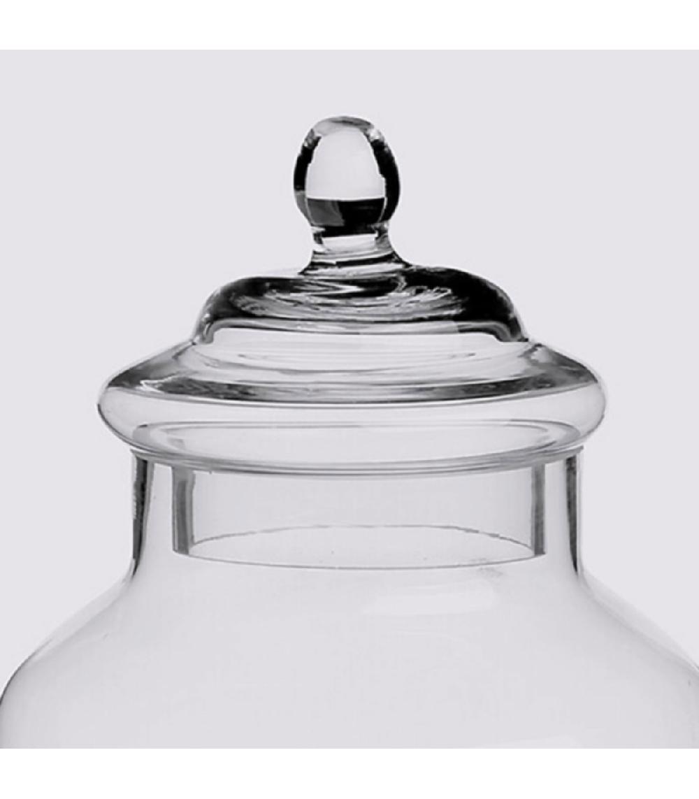Wadiga Bonbonnière En Verre Avec Couvercle - 15.5x15.5x30.5cm