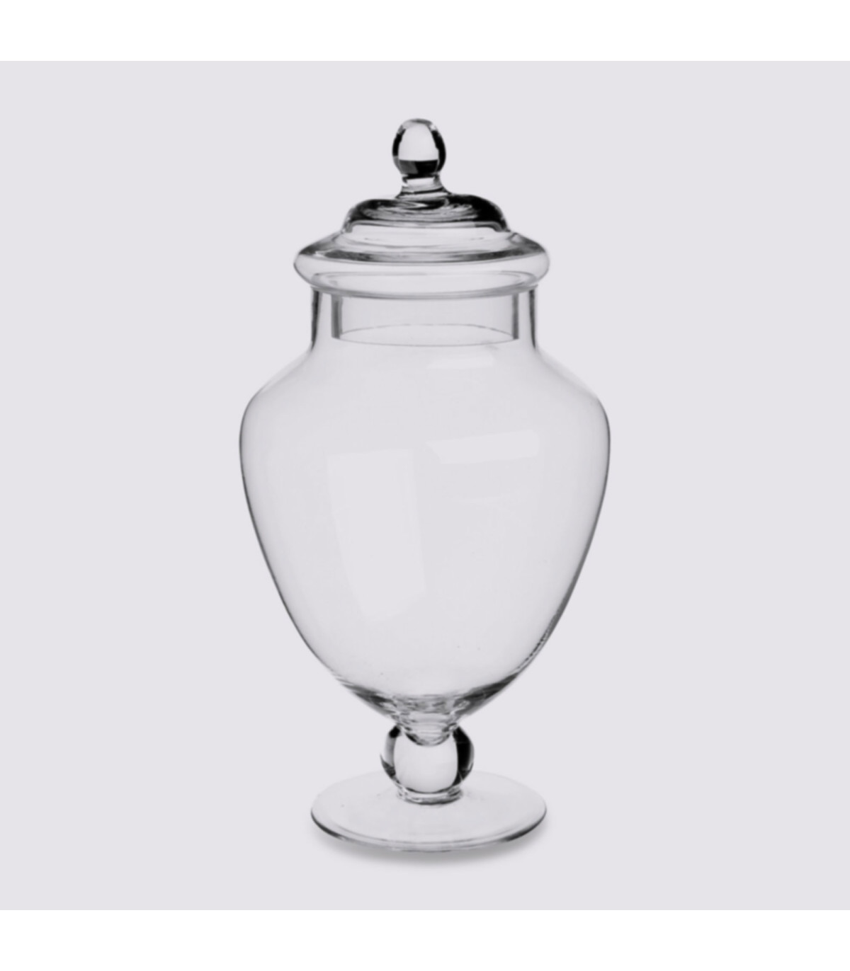 Wadiga Bonbonnière En Verre Avec Couvercle - 15.5x15.5x30.5cm