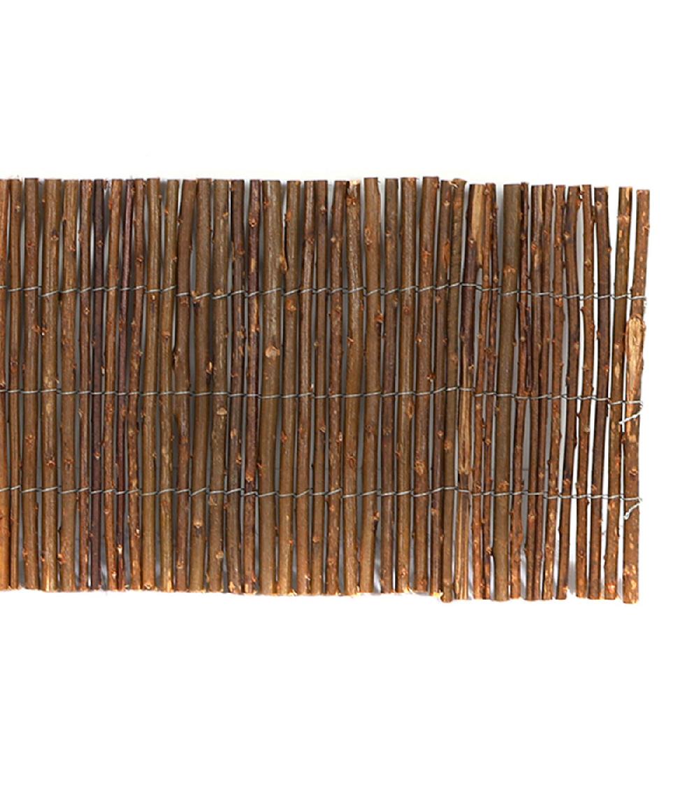Wadiga Bordure De Jardin En Saule à Dérouler 20x100cm