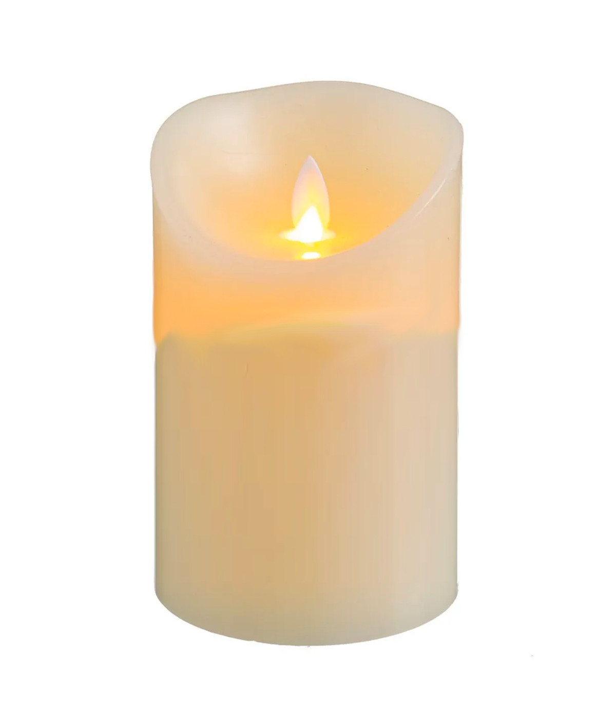 wadiga Bougie LED ivoire avec mouvement de flamme 9x14cm