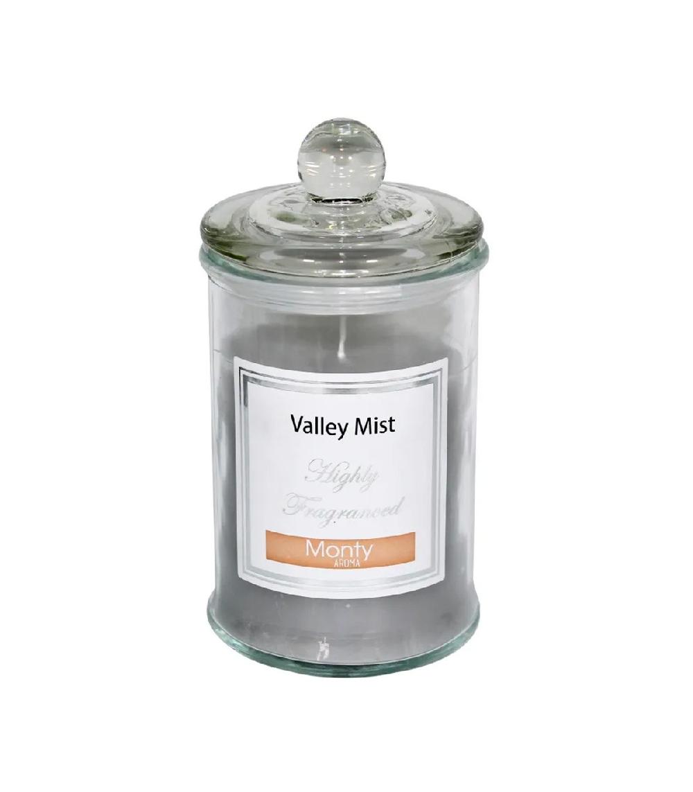 wadiga Bougie parfumée dans pot en verre Brume de la Vallée - 9.5x17cm