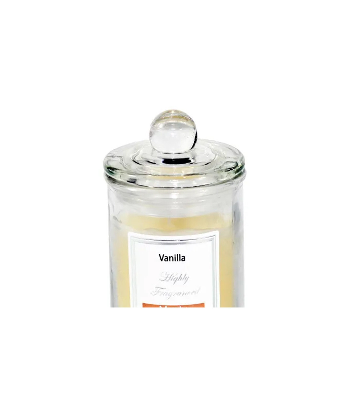 Wadiga Bougie Parfumée Dans Pot En Verre Vanille - 6x11cm