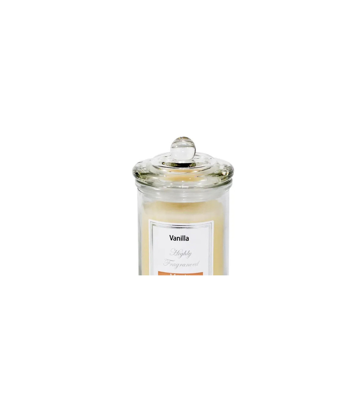 Wadiga Bougie Parfumée Dans Pot En Verre Vanille - 7.5x14cm