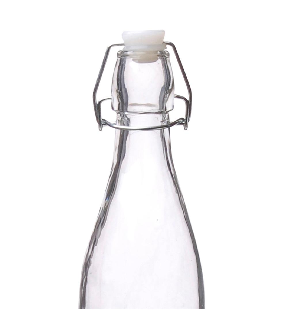 Wadiga Bouteille En Verre Réutilisable Bouchon Clip 500ml