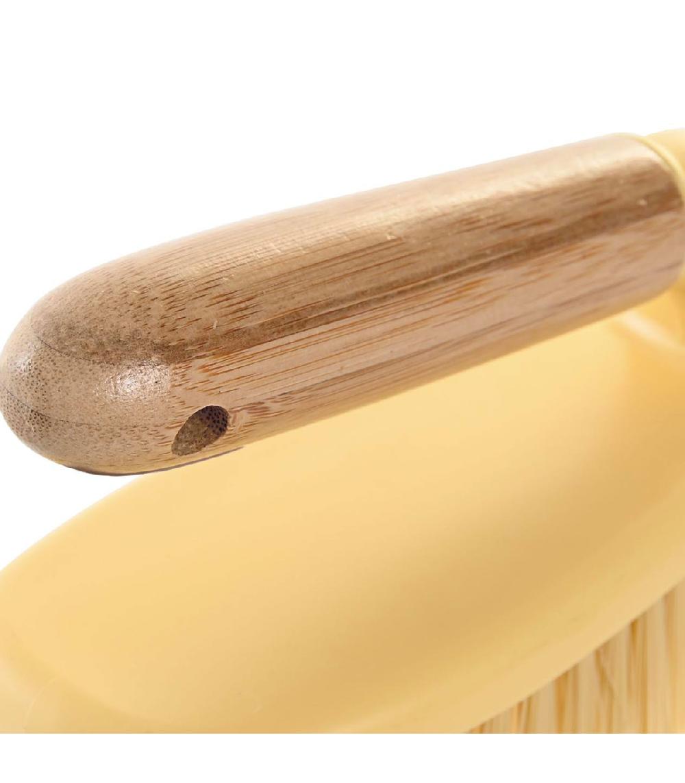Wadiga Brosse Vaisselle Bambou Et Plastique 14.5x6.5x10cm