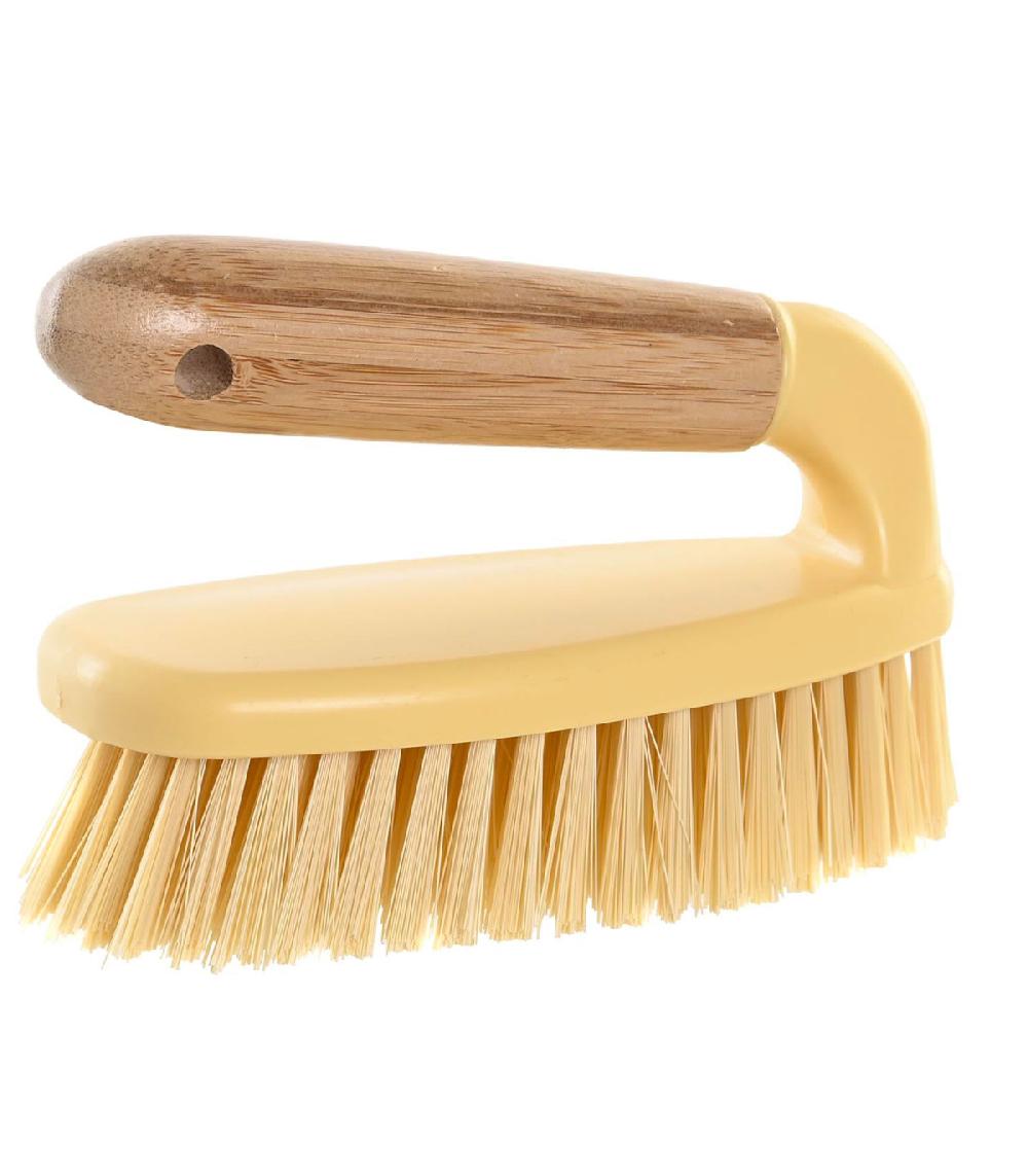 wadiga Brosse vaisselle bambou et plastique 14.5x6.5x10cm