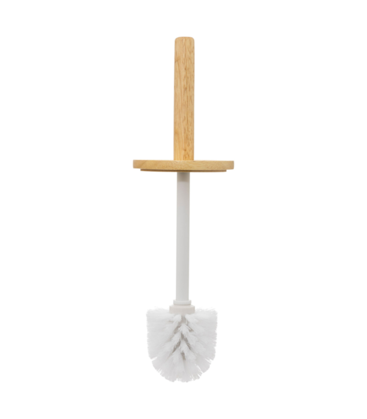 Wadiga Brosse WC Céramique Et Bambou Feuillage Exotique - 10.5x10.5x38cm