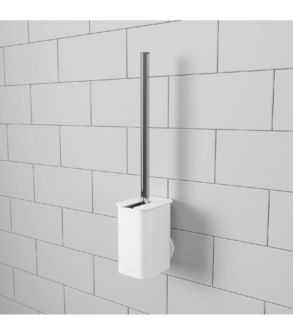Wadiga Brosse WC Murale Sans Perçage Système Flex Surelock
