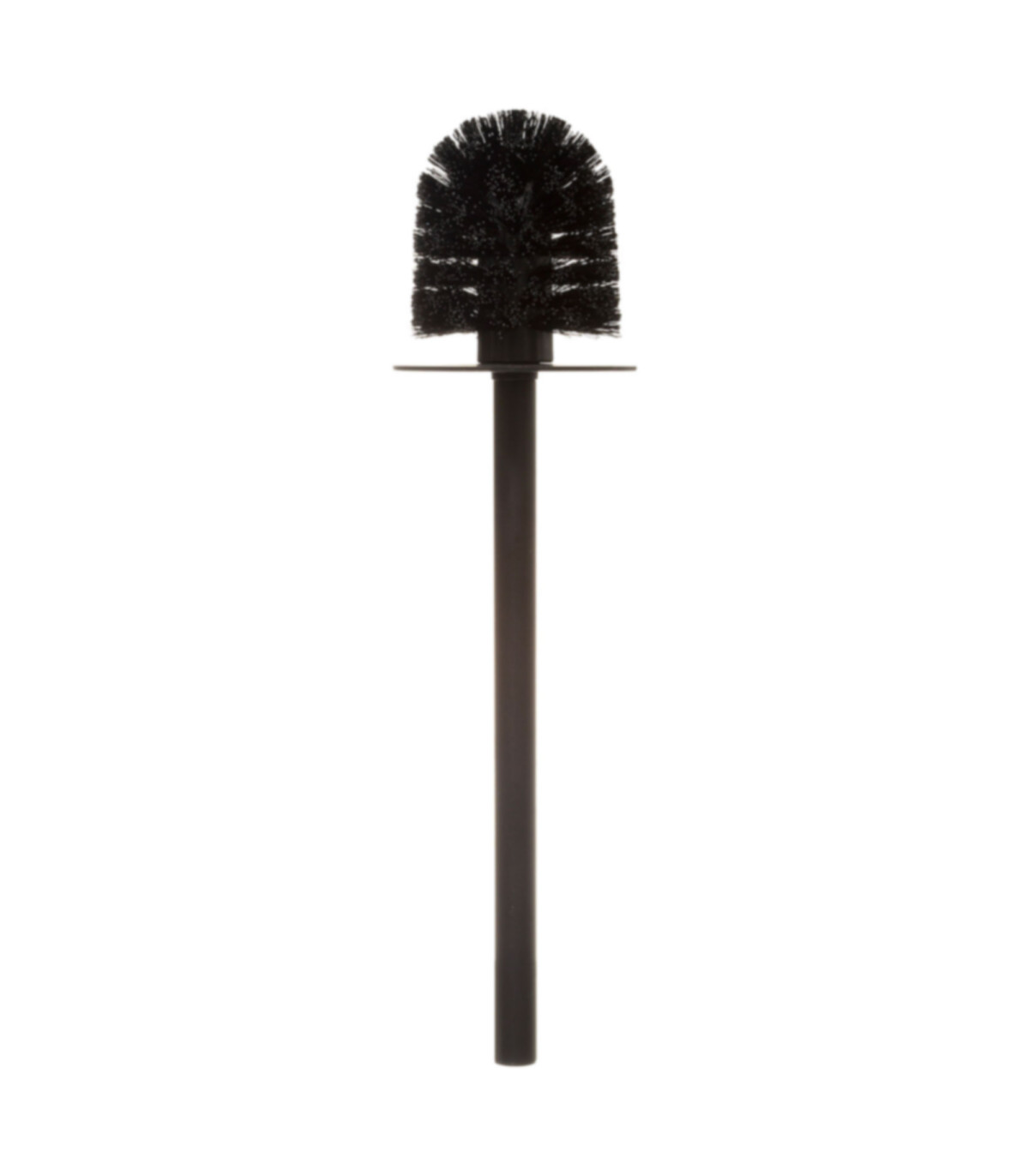 Wadiga Brosse WC Polyrésine Jaune Et Bambou - 8.8x8.8x40cm