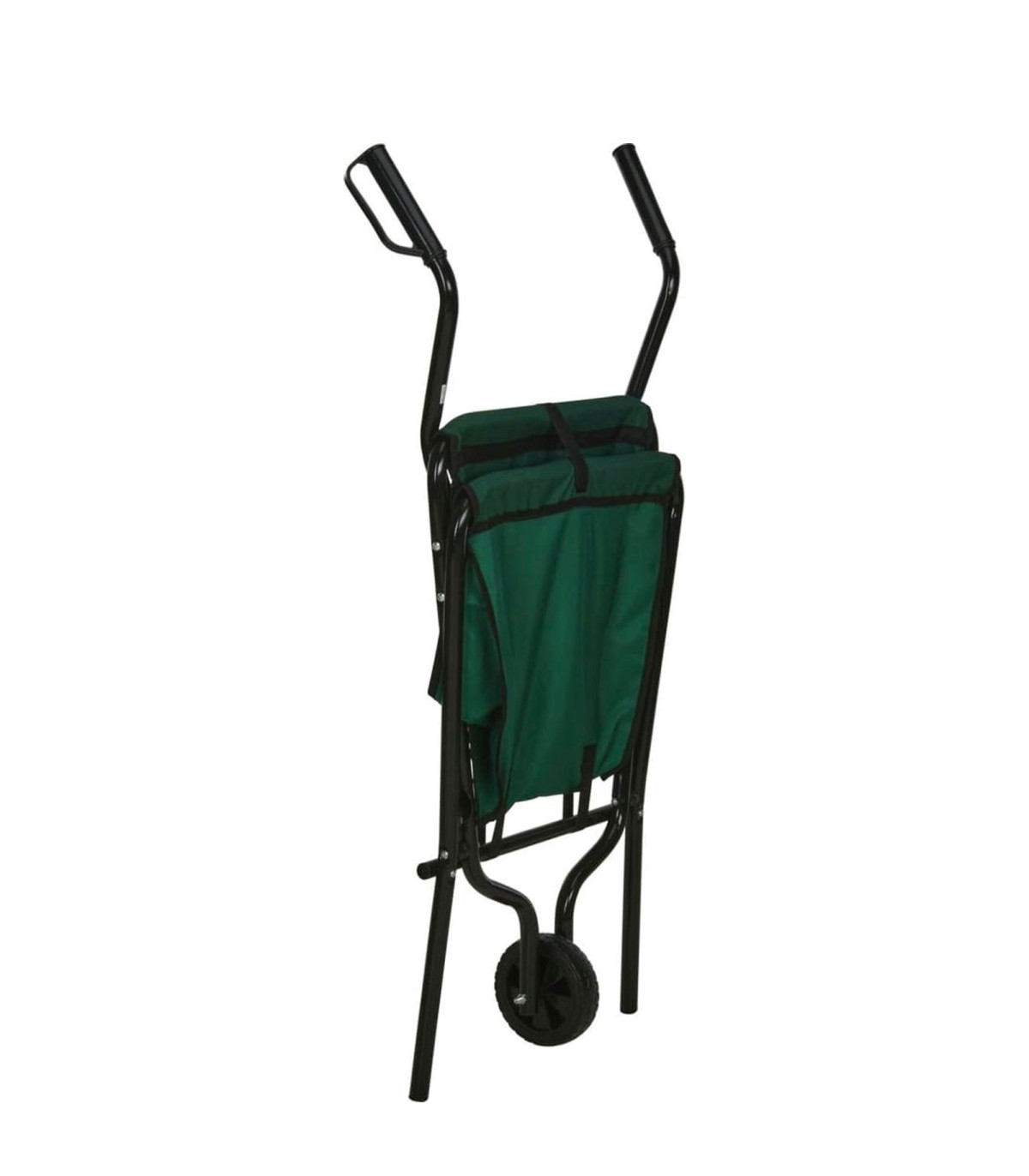 Wadiga Brouette De Jardin Pliable En Métal Et Tissu 110x76x64cm