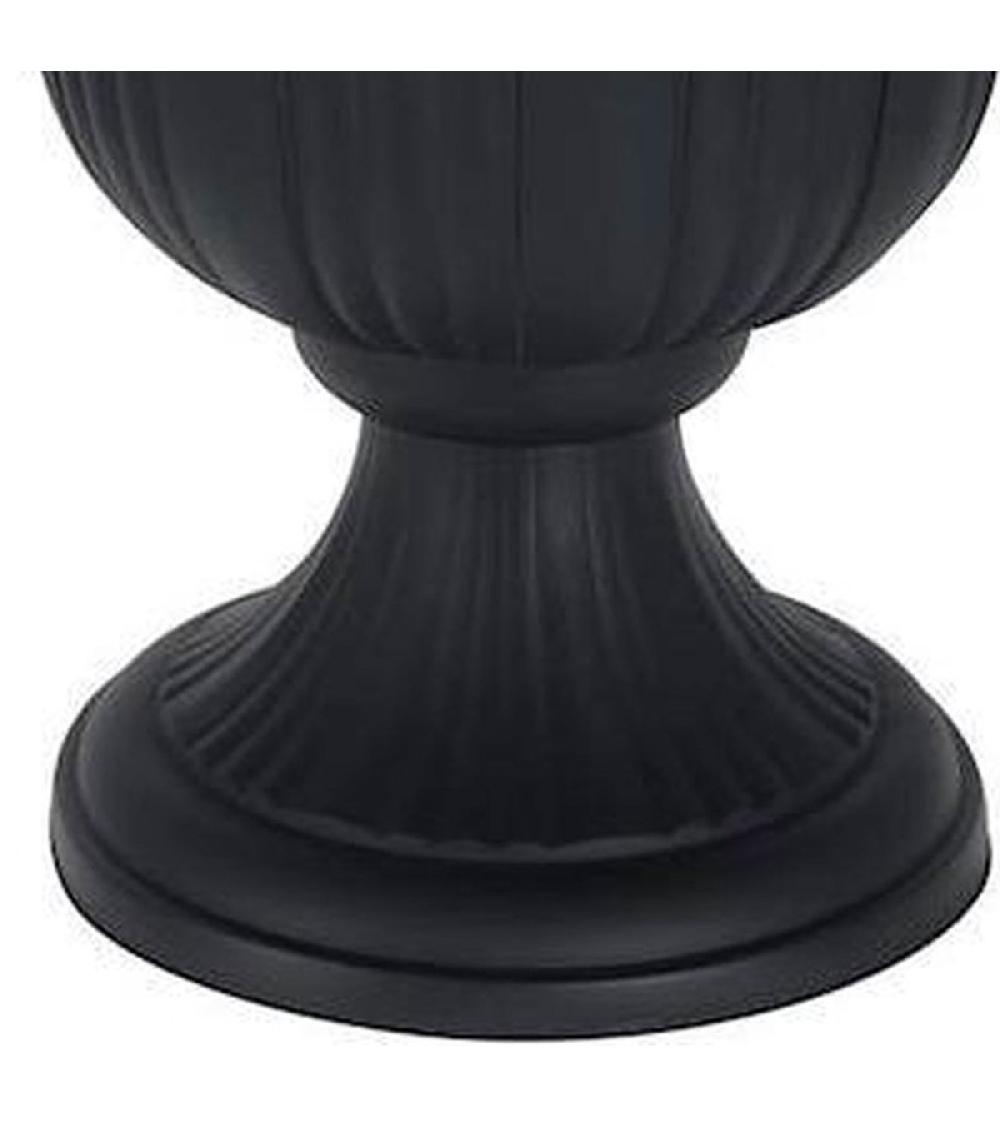 Wadiga Cache-pot Classique En Polyéthylène Anthracite 39x39x36cm