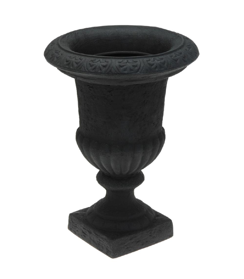 wadiga Cache-pot classique en polyéthylène anthracite