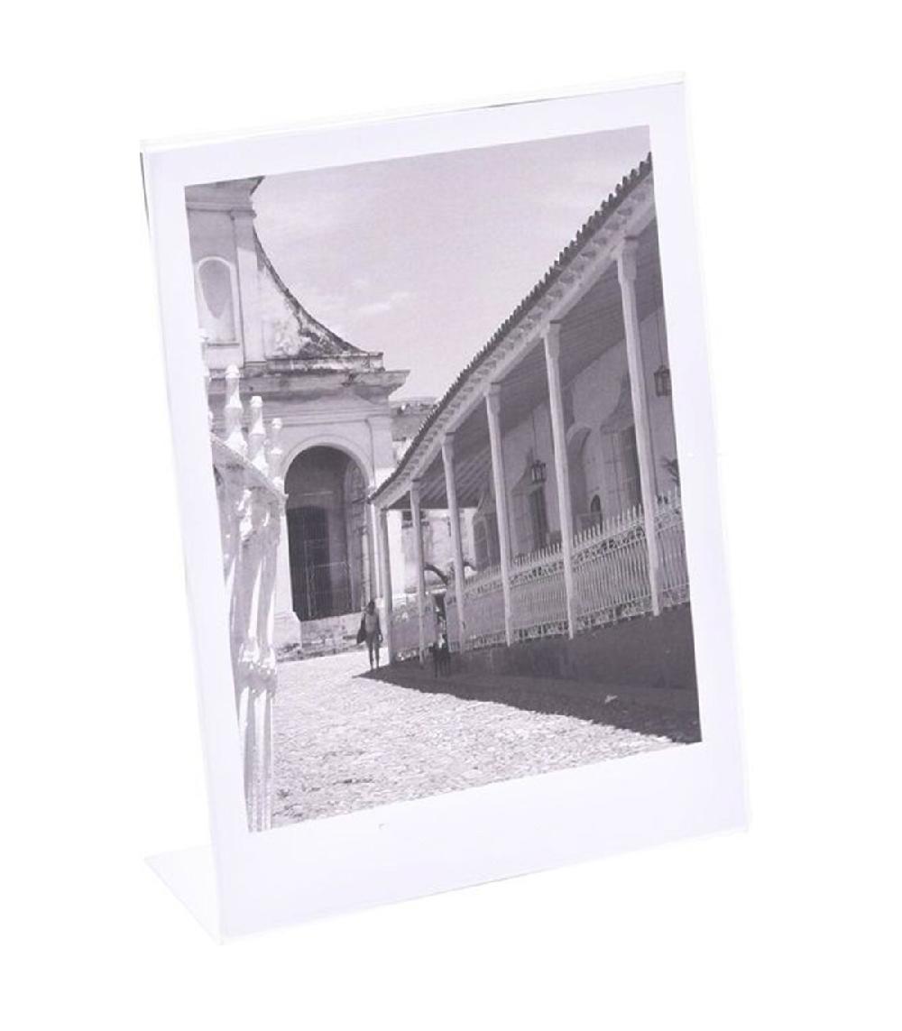 wadiga Cadre photo à poser en plastique transparent 15x20cm