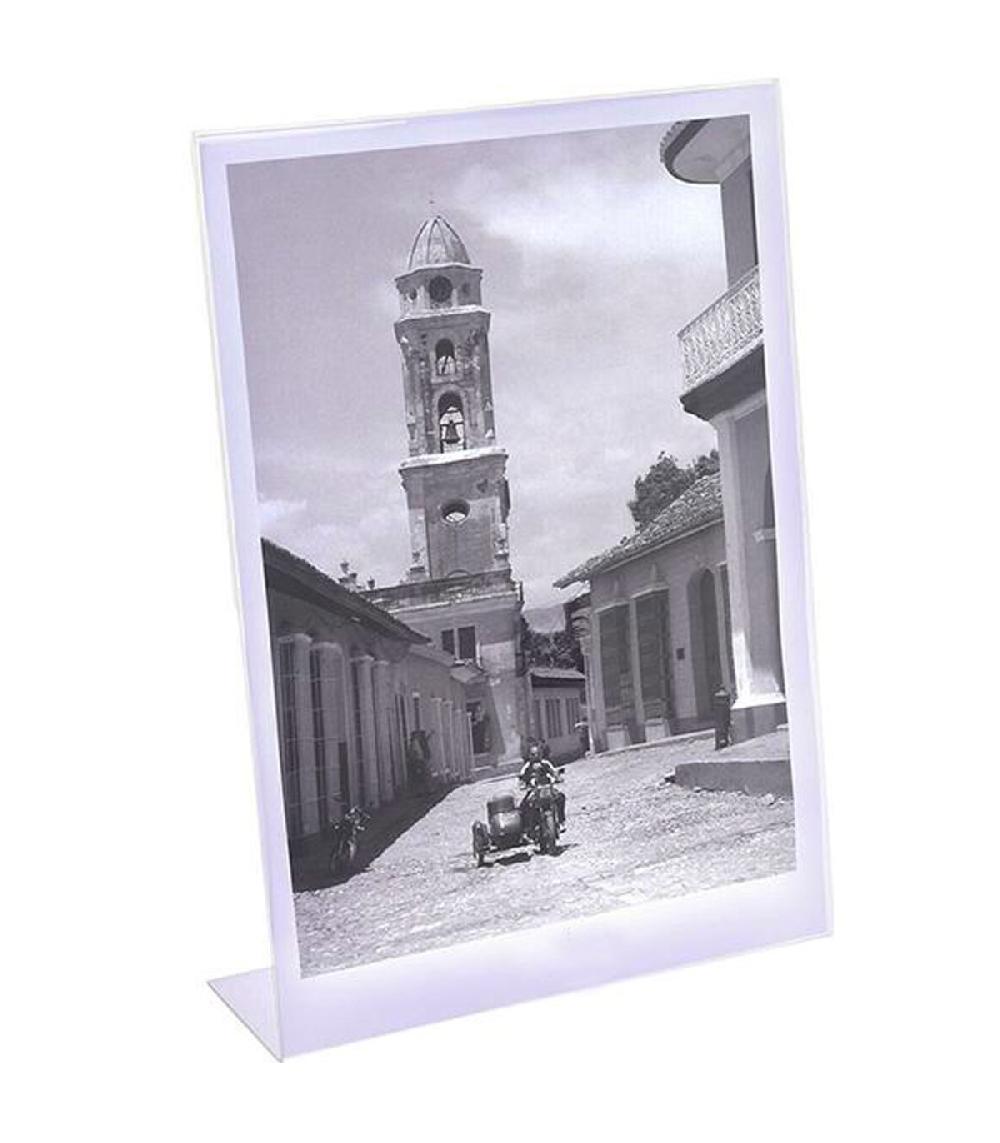 wadiga Cadre photo à poser en plastique transparent 21x30cm