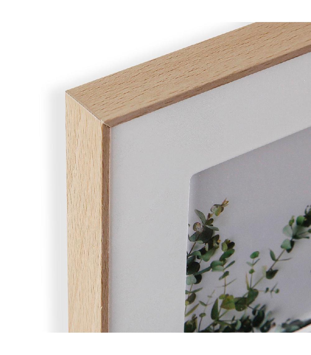 Wadiga Cadre Photo Multiple Effet Bois 5 Photos 30.5x36cm