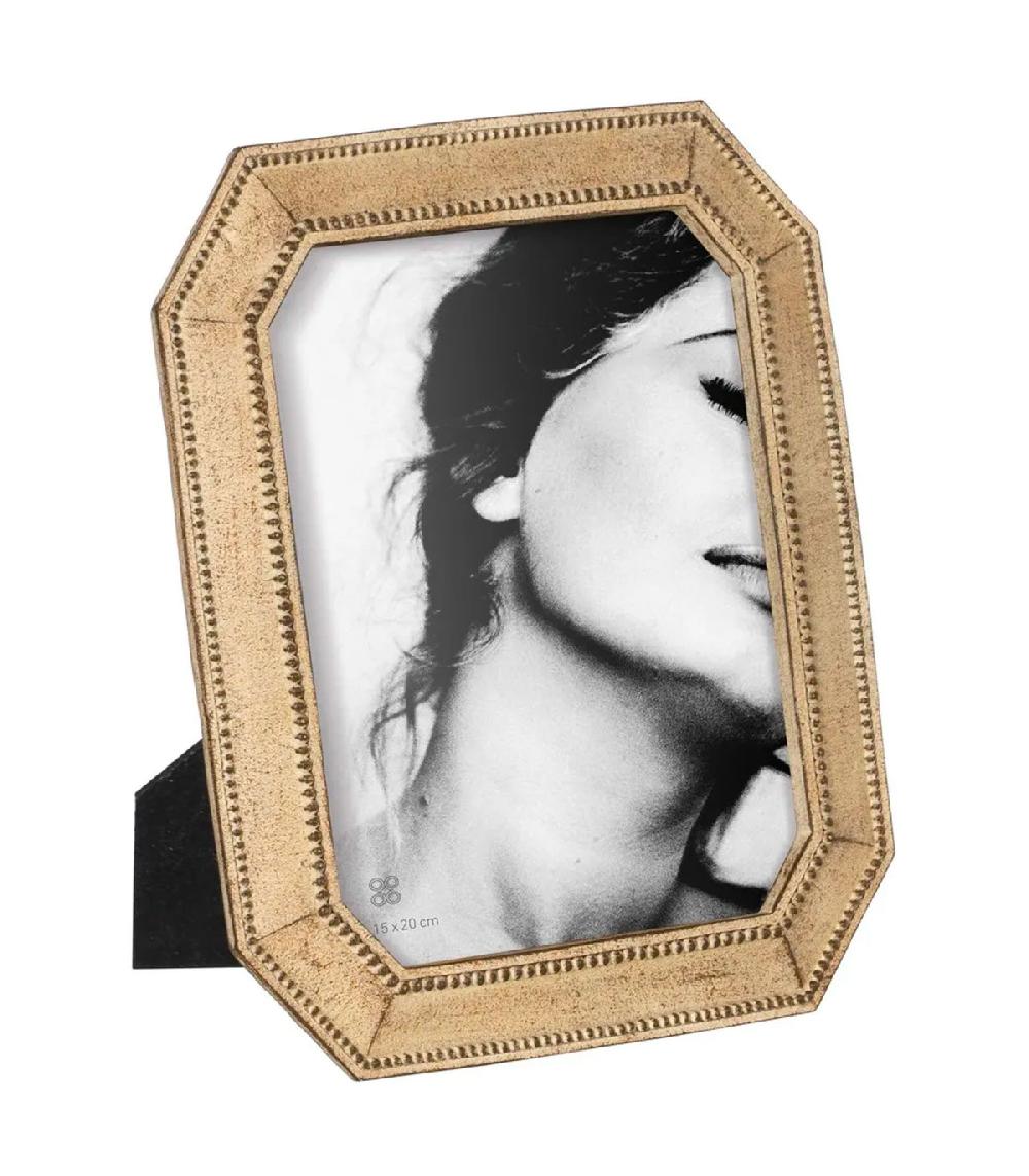 wadiga Cadre photo mural ou à poser beige pour photo 15x20cm
