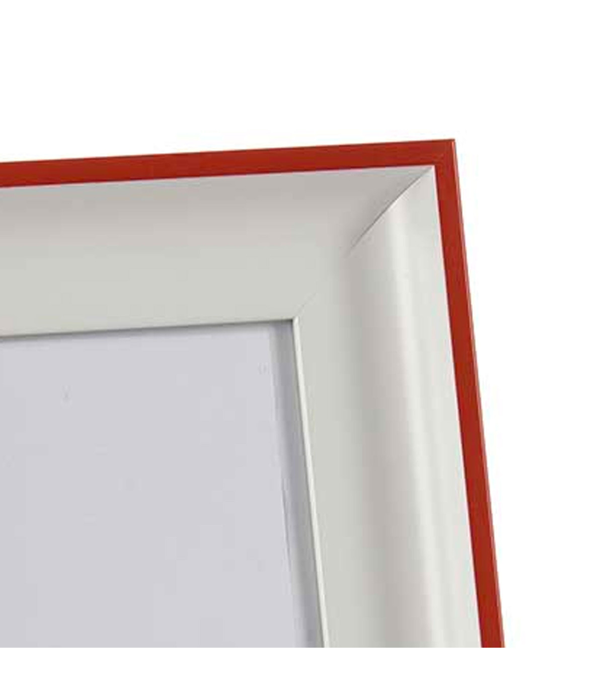 Wadiga Cadre Photo Mural Ou à Poser Blanc Et Rouge 13x18cm
