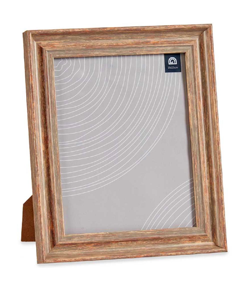 wadiga Cadre photo mural ou à poser couleur bois 20x25cm