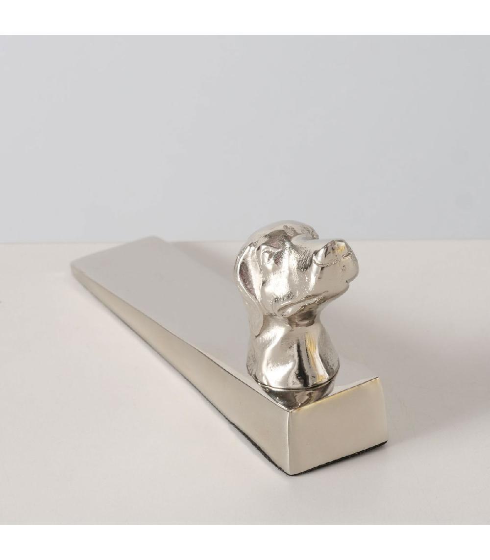Wadiga Cale-porte En Aluminium Nickelé Argenté 3.5x7.9x16.5cm