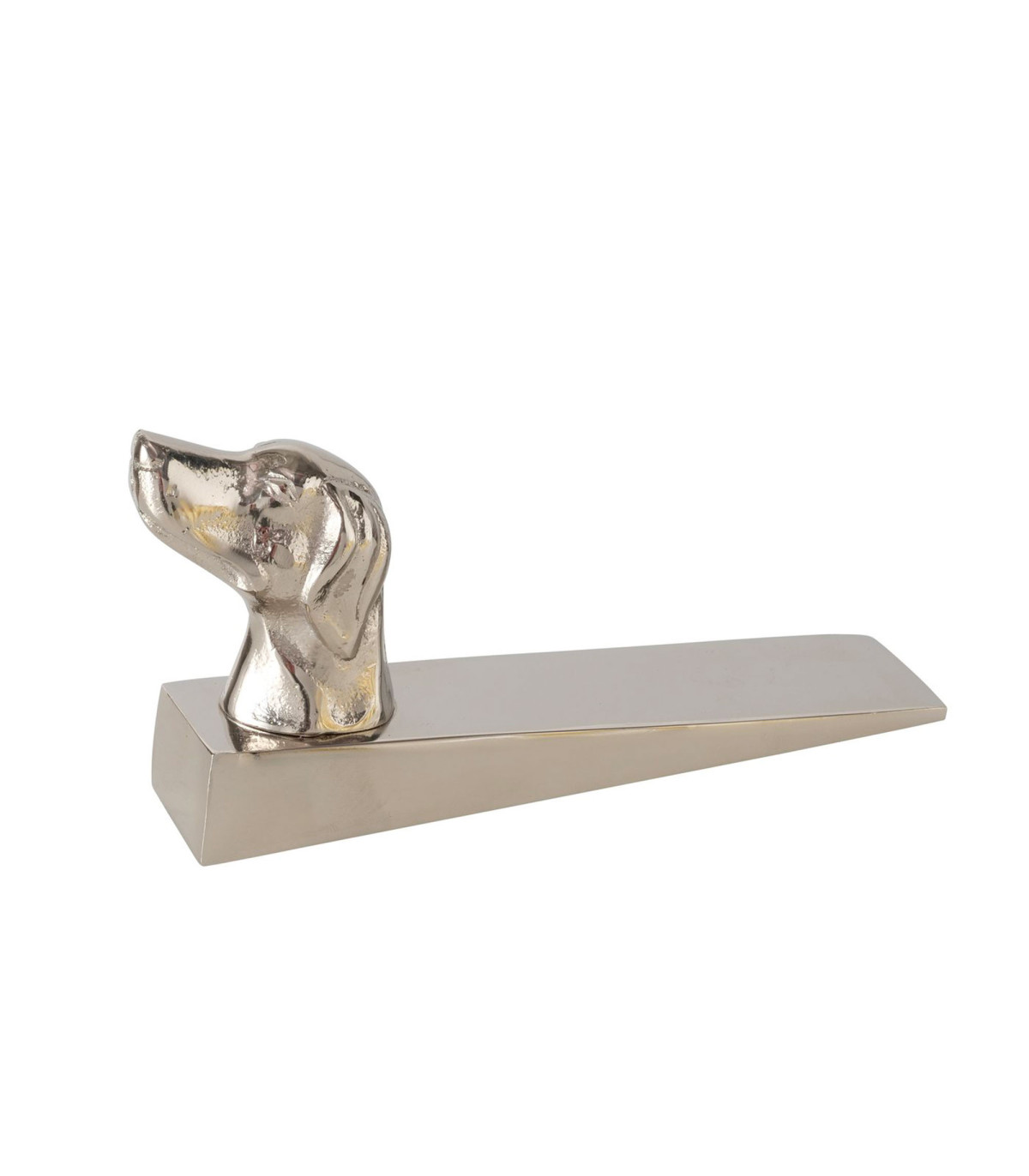 wadiga Cale-porte en aluminium nickelé argenté 3.5x7.9x16.5cm