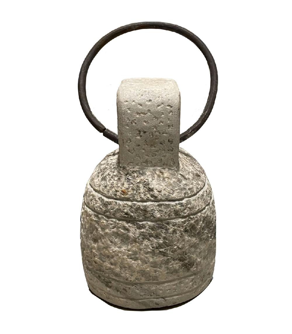 wadiga Cale-porte pierre et anneau métal 15x15x25cm