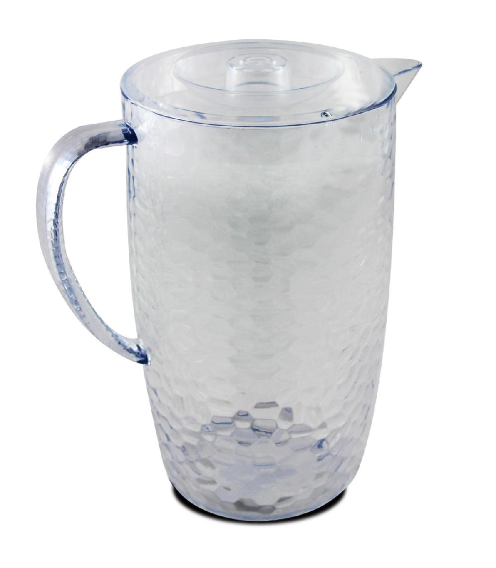 wadiga Carafe à eau ou jus de fruits en plastique 2.5L