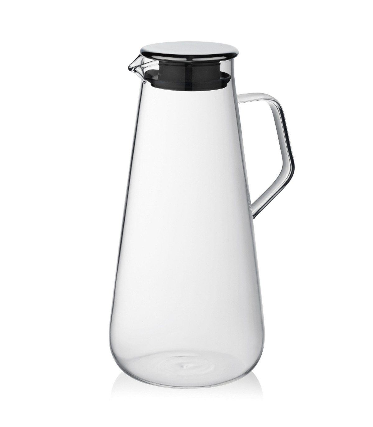 wadiga Carafe à jus de fruits en verre et inox 1.5l