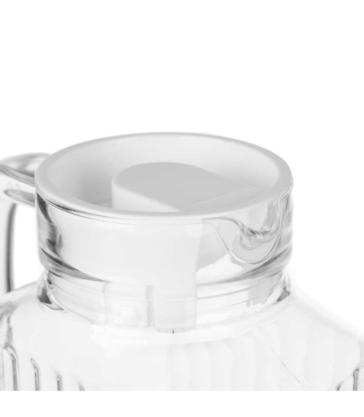 Wadiga Carafe à Jus De Fruits Ou Eau En Verre Et Bouchon Plastique 1.8L