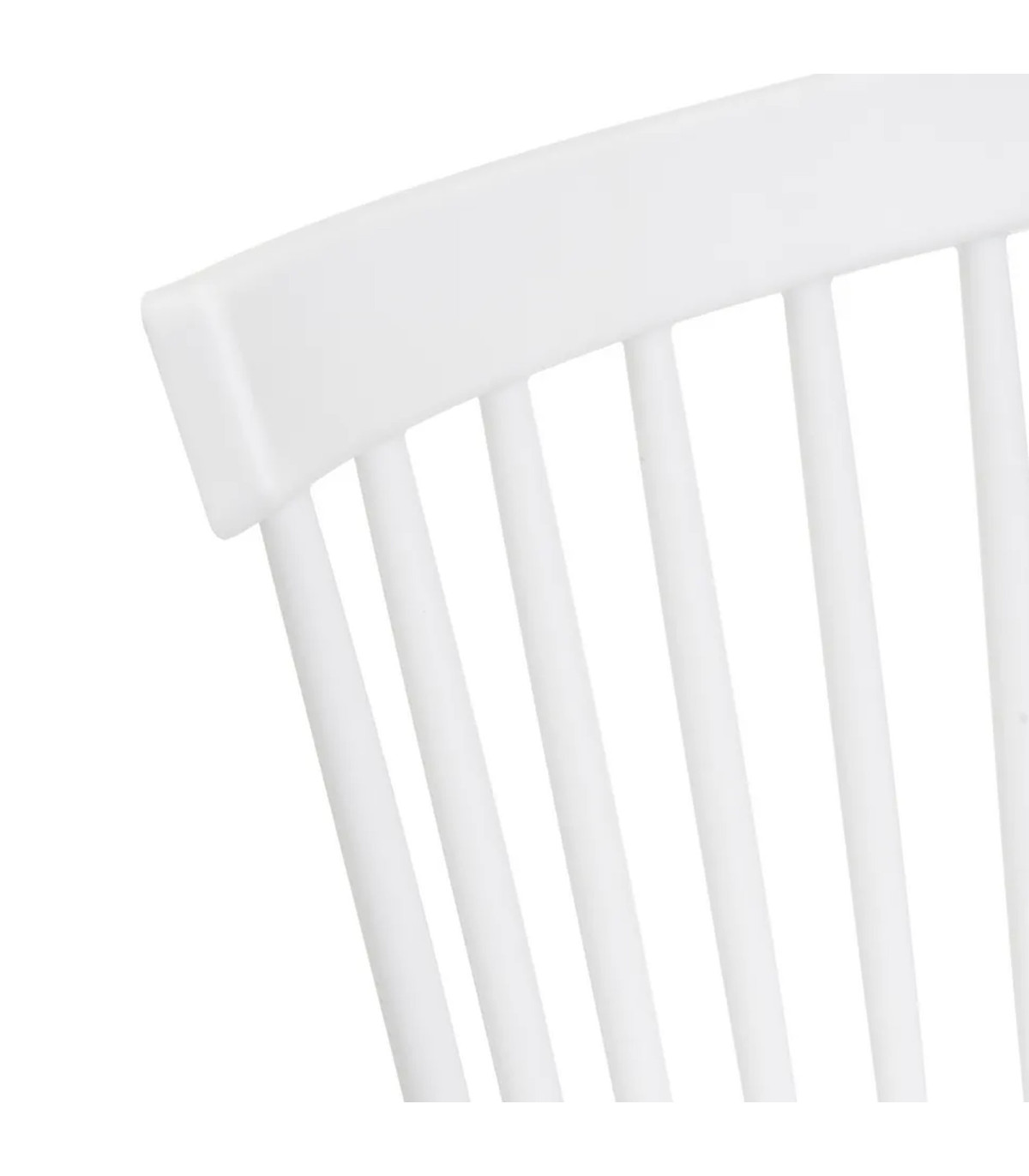 Wadiga Chaise De Cuisine Bois Et Plastique Blanc 50x52x82cm