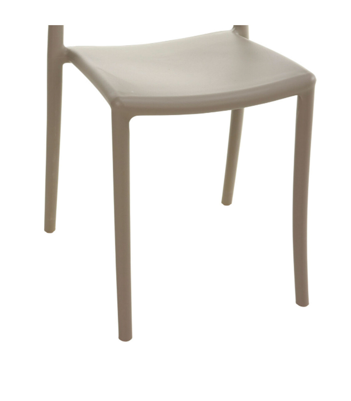 Wadiga Chaise Jardin Empilable Beige Sable 40x43x84cm