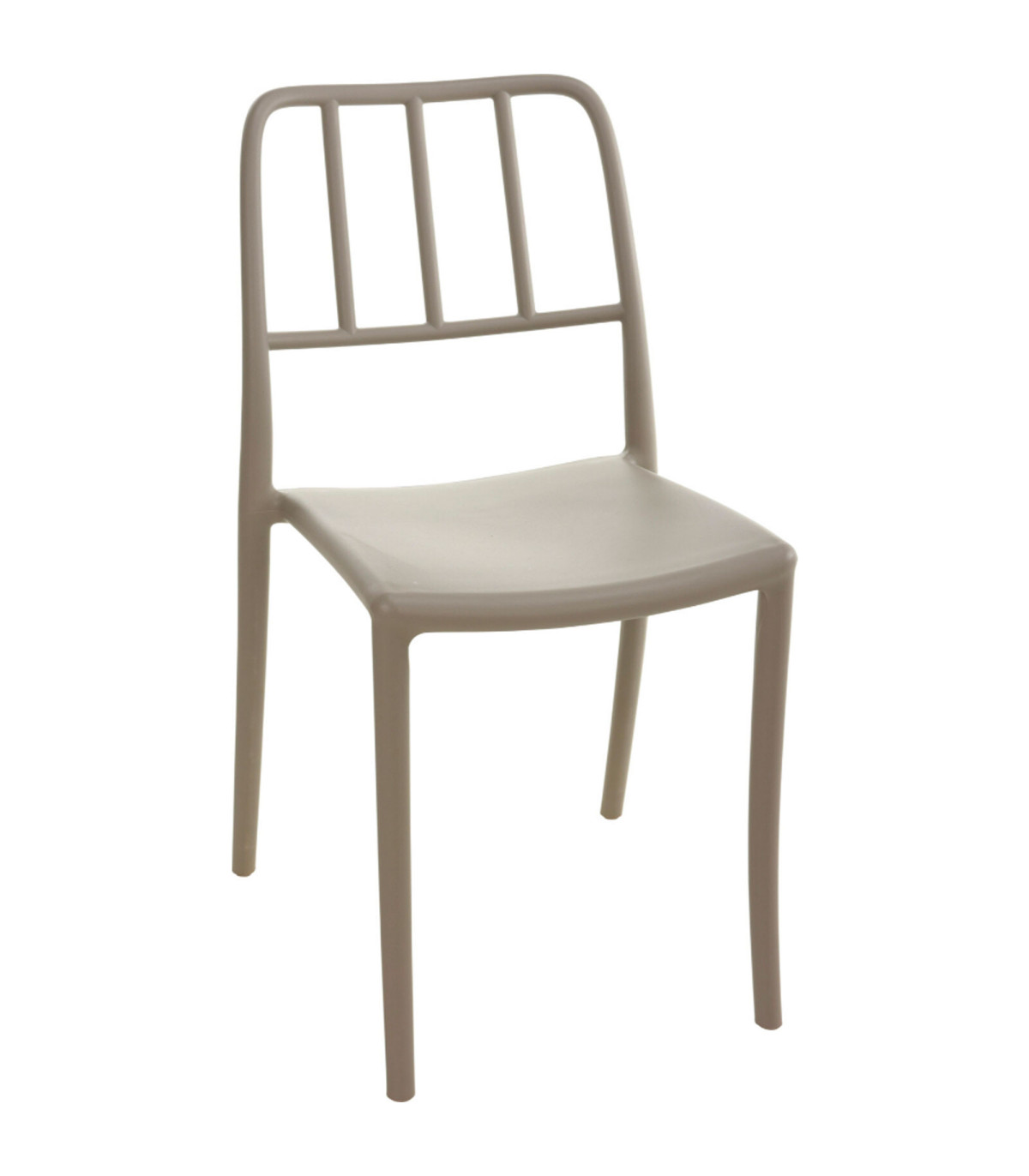 wadiga Chaise jardin empilable beige sable 40x43x84cm