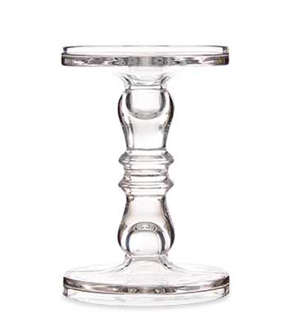 Wadiga Chandelier Porte Bougie En Verre Taillé 13x13x19cm