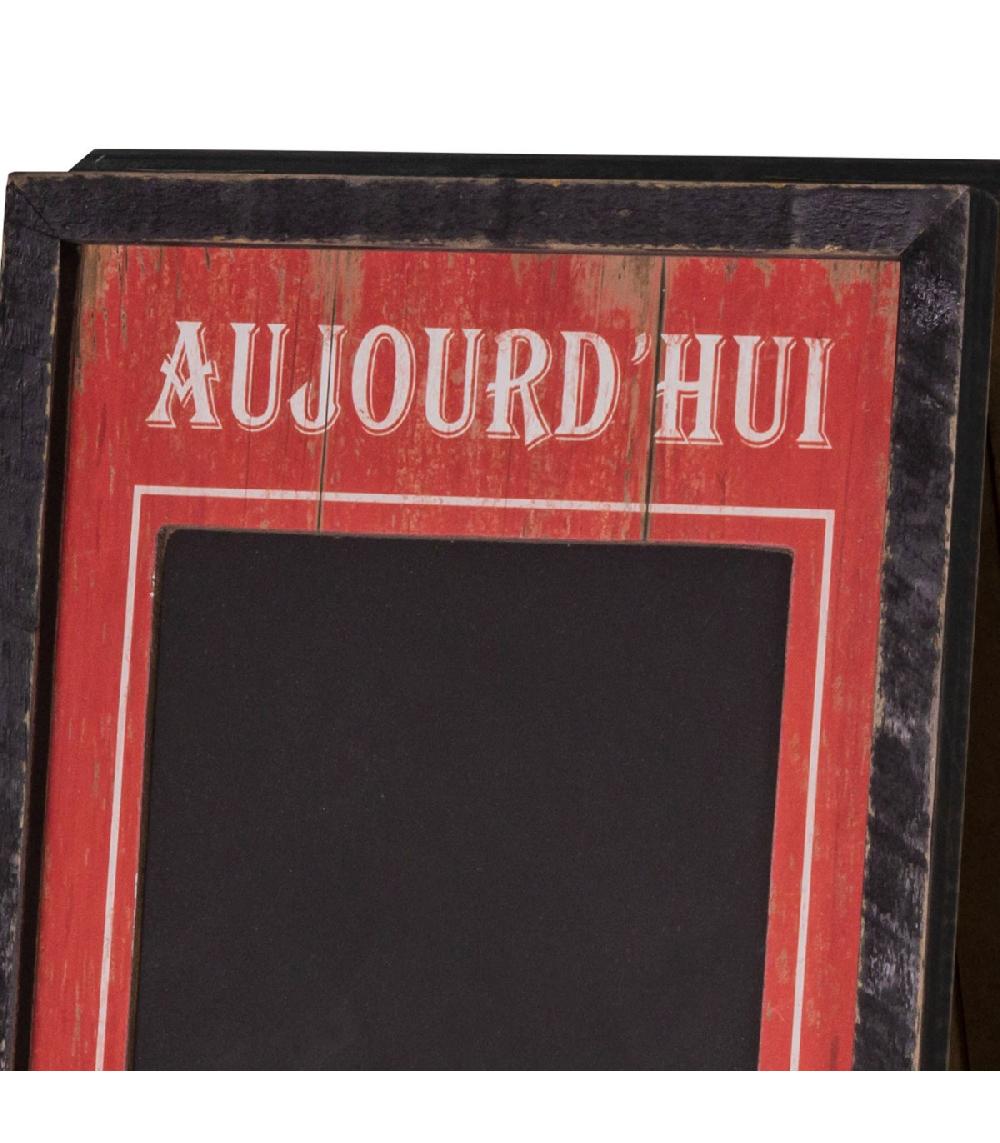 Wadiga Chevalet De Table Ardoise 'aujourd'hui' 23x21.5x33.5cm