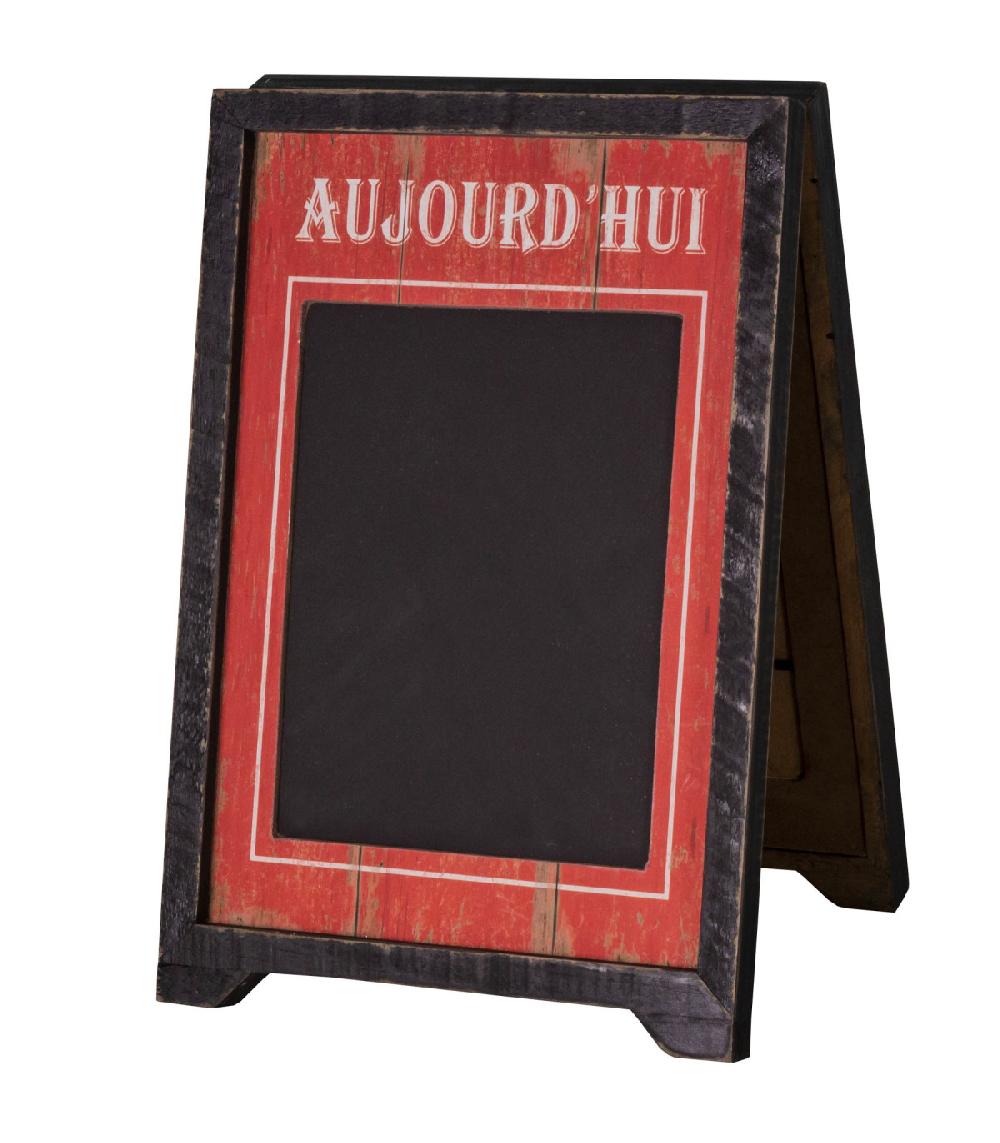 Wadiga Chevalet De Table Ardoise 'aujourd'hui' 23x21.5x33.5cm
