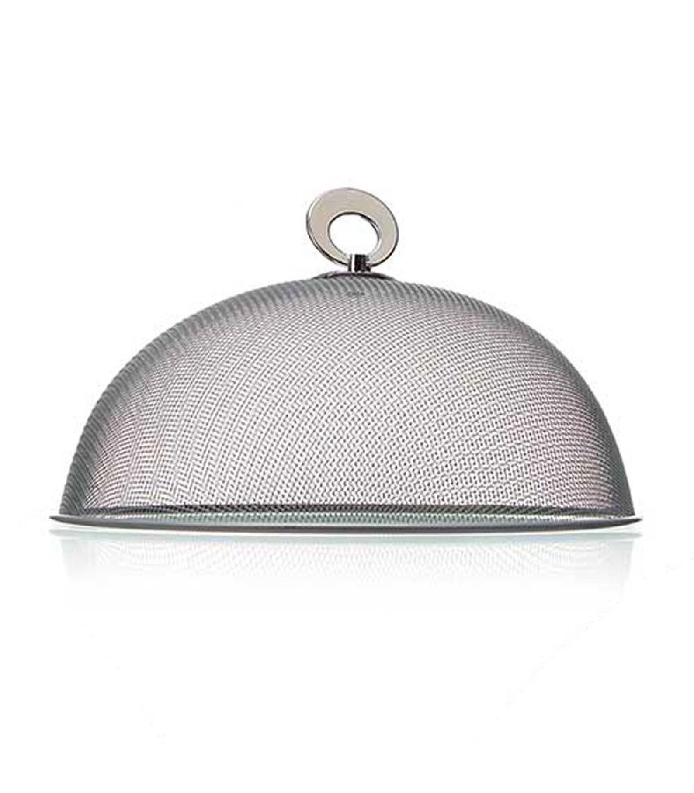 Wadiga Cloche Alimentaire En Métal Chromé 25x25x9.5cm