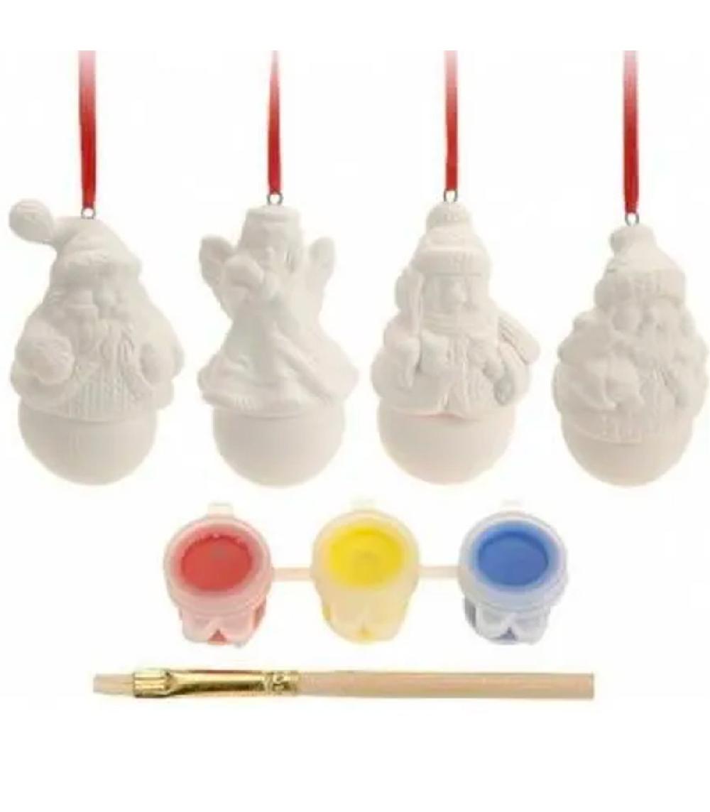 Wadiga Coffret Cadeau Enfant Peinture Figurines Noël