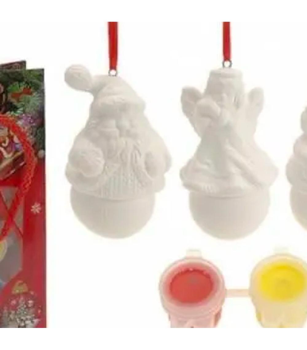 Wadiga Coffret Cadeau Enfant Peinture Figurines Noël
