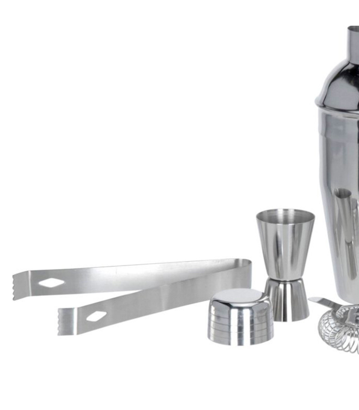 Wadiga Coffret Cocktail 5 Pièces En Acier Inoxydable