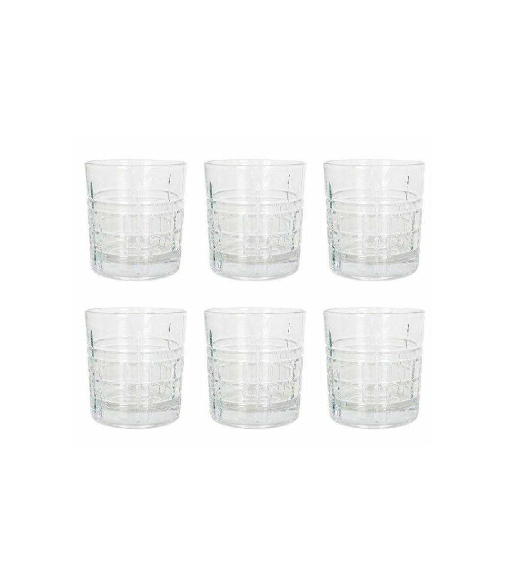 wadiga Coffret de 6 Verres à whisky Motifs Géométriques - 32.5cl